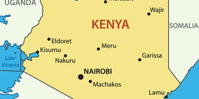 Kartta Kenia maa