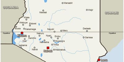 Kartta kitale Kenia