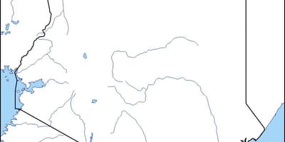 Kartta tyhjä kartta Kenia